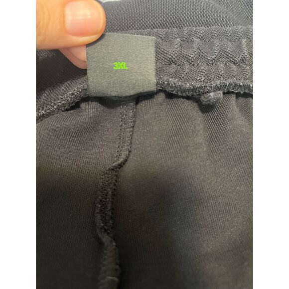 BOSS Hugo Boss COTTON TRACKSUIT BOTTOMS w/CURVED LOGO Black Medium Weight sz 3XL - Picture 11 of 13